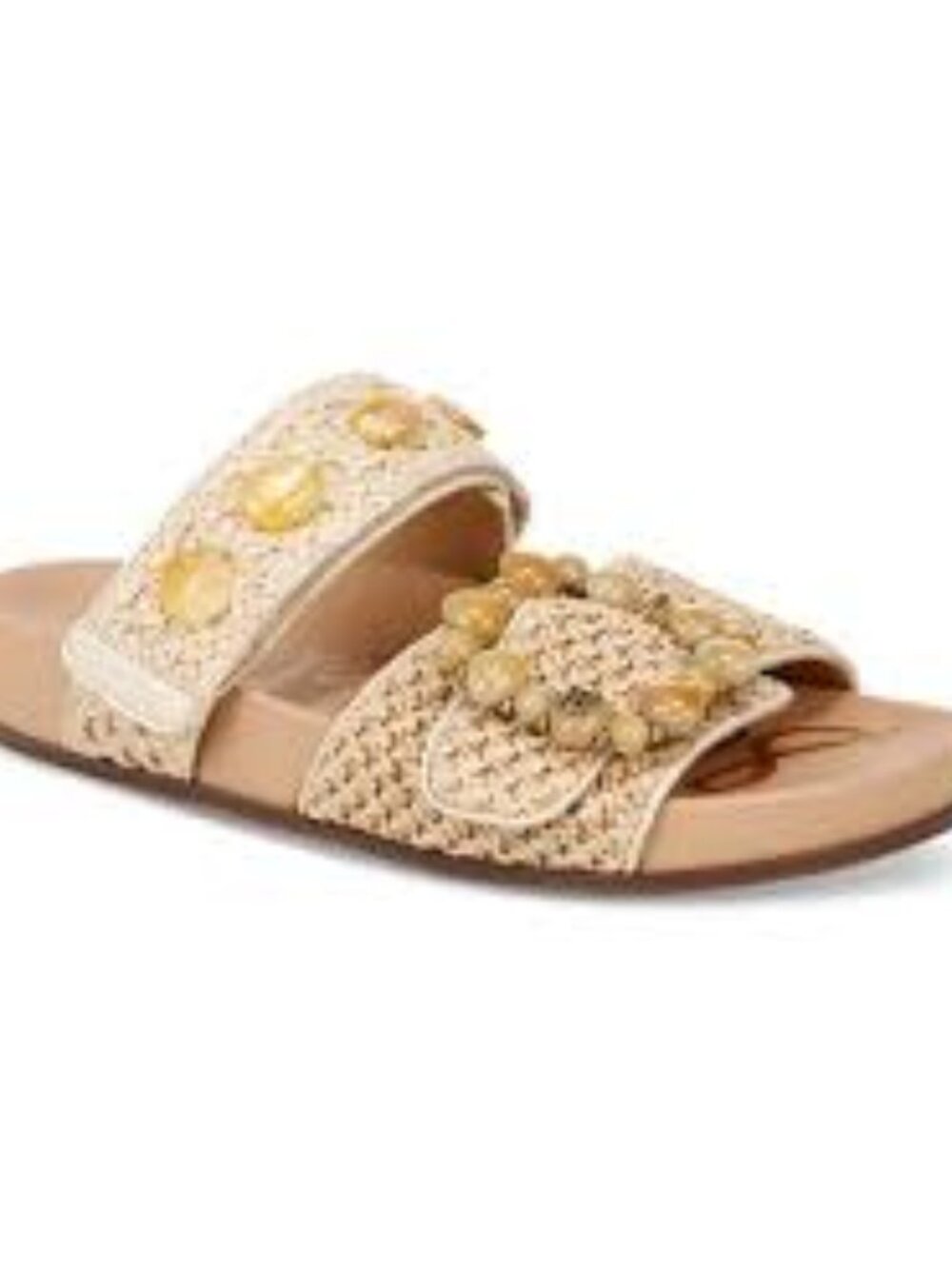 Sam Edelman Regan Embellished Woven Sandals | Size 11 - HS0422